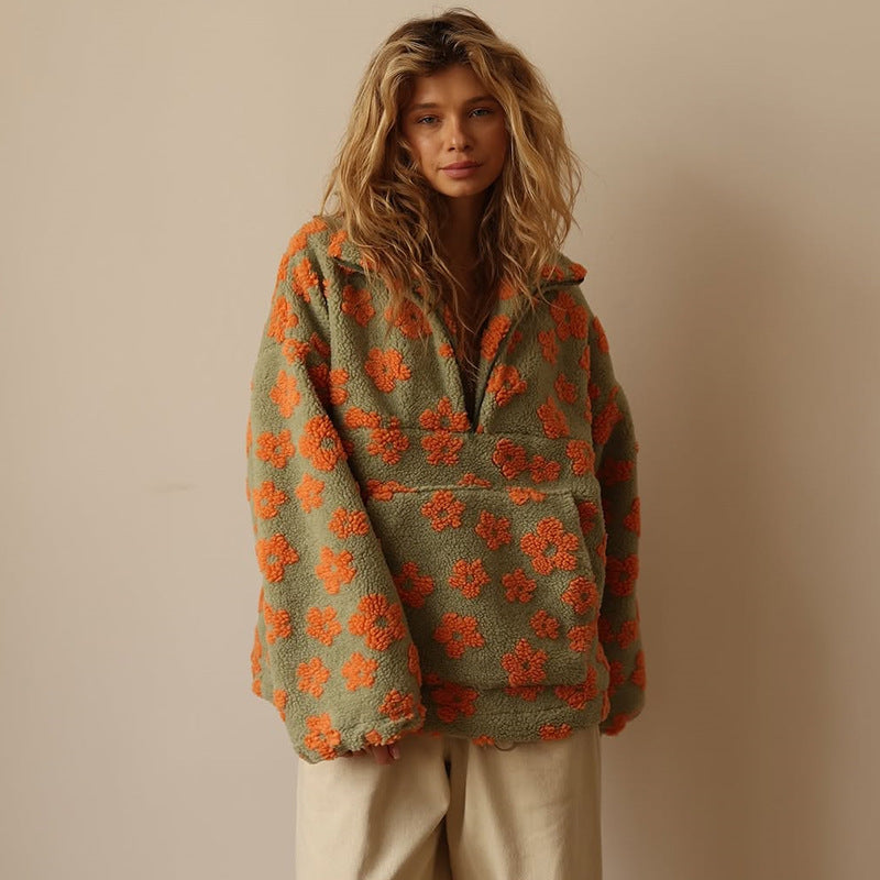 Floral Hooded Sweatshirt For Women | Marielle