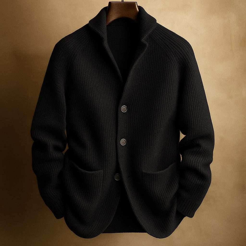 Button Front Lightweight Cardigan For Men | Harren
