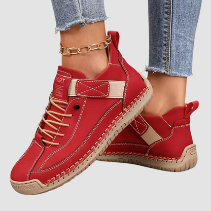 Comfort-Fit Lace-Up Trainers For Women | Elowen