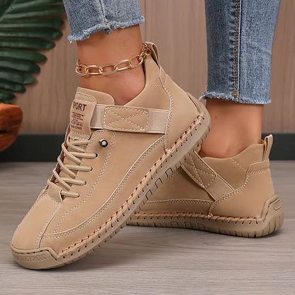 Comfort-Fit Lace-Up Trainers For Women | Elowen