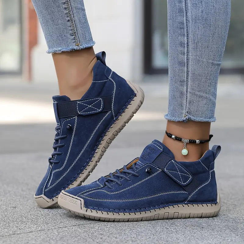 Comfort-Fit Lace-Up Trainers For Women | Elowen