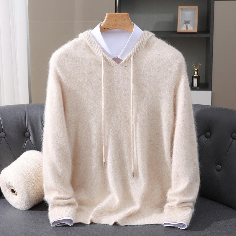 Relaxed Fit Hooded Sweater For Men | Caedmon