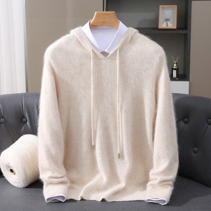Relaxed Fit Hooded Sweater For Men | Caedmon