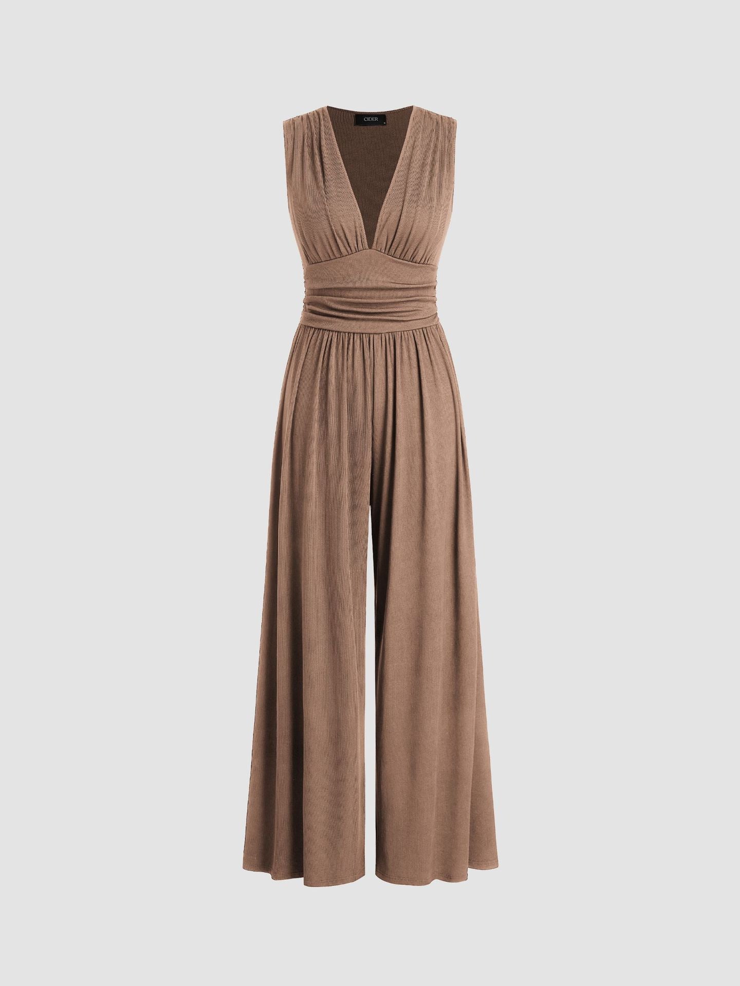 Sleeveless Wide Leg Jumpsuit For Women | Elowen