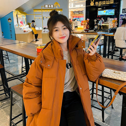 Comfortable Hooded Long Puffer Jacket For Women | Eloisa