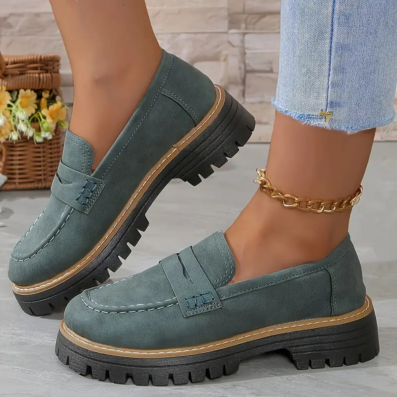 Classic Comfortable Slip On Loafers For Women | Arvella