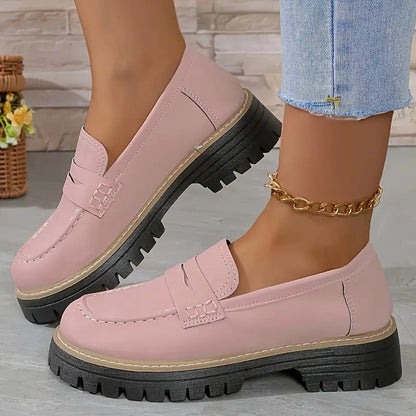 Classic Comfortable Slip On Loafers For Women | Arvella
