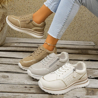 Supportive Lace Up Trainers for Women | Gina