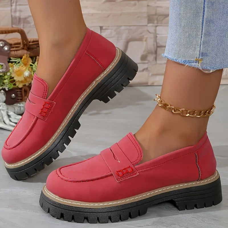 Classic Comfortable Slip On Loafers For Women | Arvella