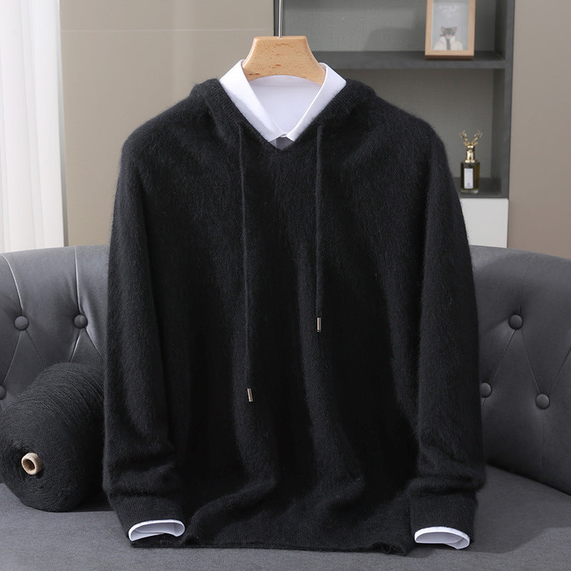 Relaxed Fit Hooded Sweater For Men | Caedmon