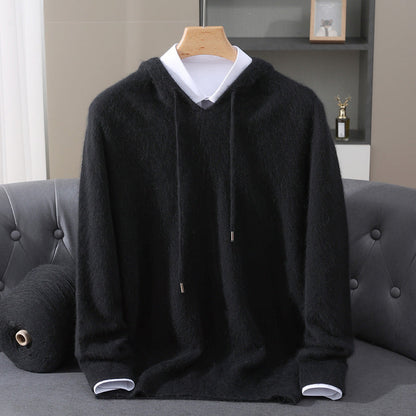 Relaxed Fit Hooded Sweater For Men | Caedmon