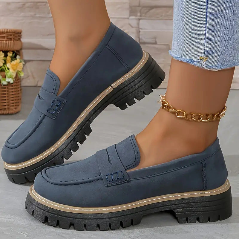 Classic Comfortable Slip On Loafers For Women | Arvella