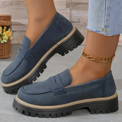 Classic Comfortable Slip On Loafers For Women | Arvella