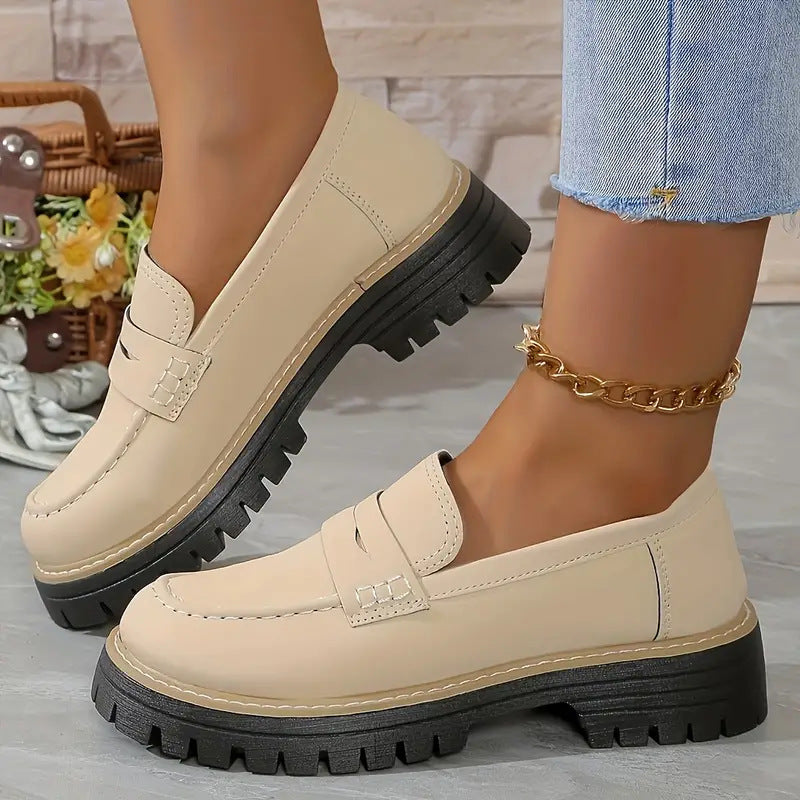 Classic Comfortable Slip On Loafers For Women | Arvella