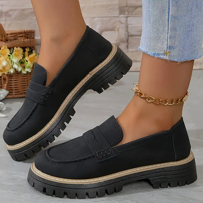 Classic Comfortable Slip On Loafers For Women | Arvella