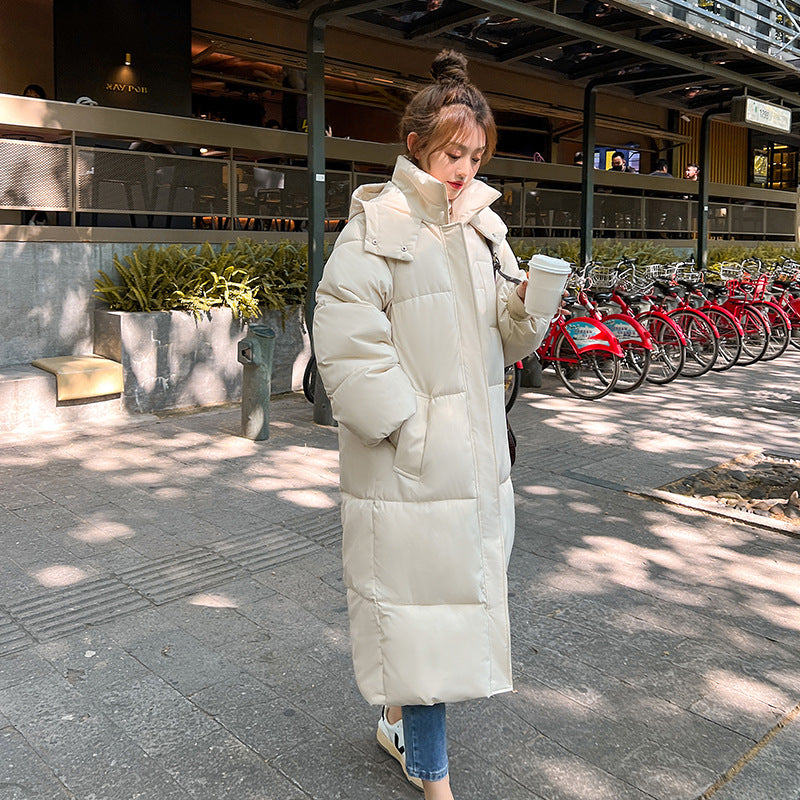 Comfortable Hooded Long Puffer Jacket For Women | Eloisa