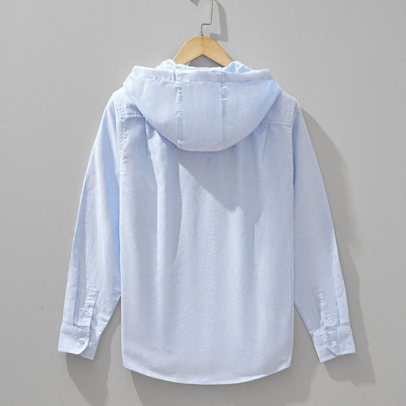 Lightweight Hooded Shirt Jacket For Men | Soren