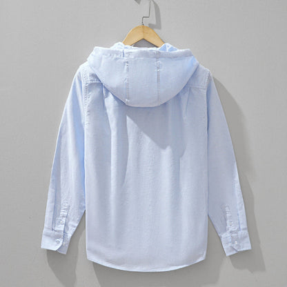 Lightweight Hooded Shirt Jacket For Men | Soren
