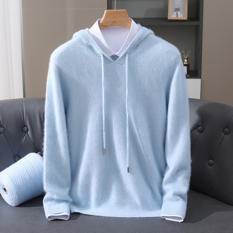 Relaxed Fit Hooded Sweater For Men | Caedmon