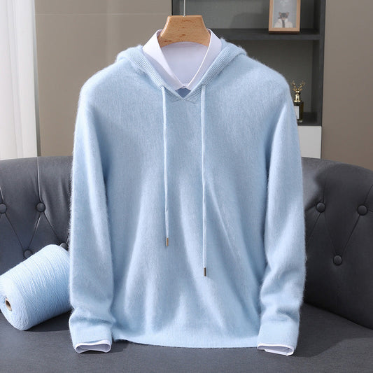 Relaxed Fit Hooded Sweater For Men | Caedmon