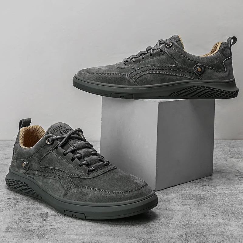 Textured Lace Up Sneakers For Men | Ardent