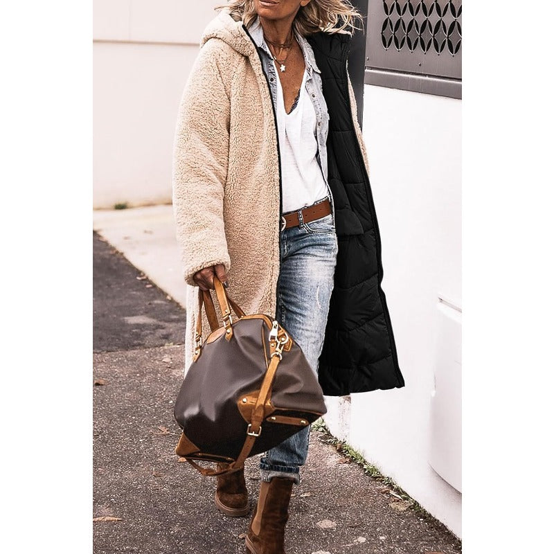 Elegant Reversible Long Coat For Women | Elvie