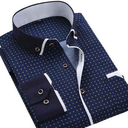 Long Sleeve Button Down Shirt For Men | Brent