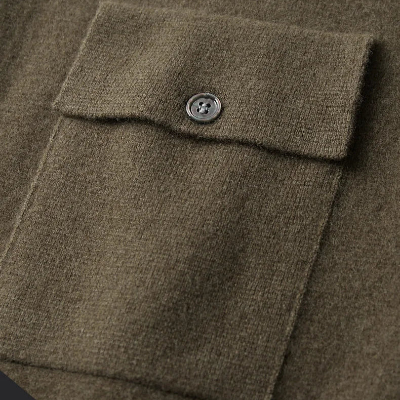Collared Button Front Cardigan for Men | Lorenzo