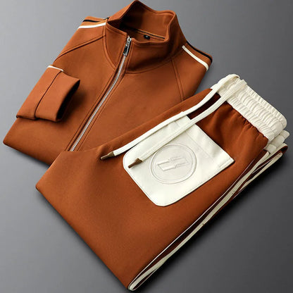 Tailored Zip Up Tracksuit Set For Men | Arlen