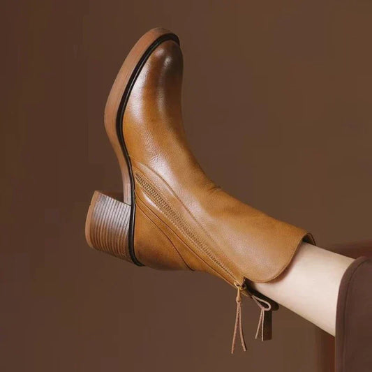 Block Heel Ankle Boots for Women | Mirella