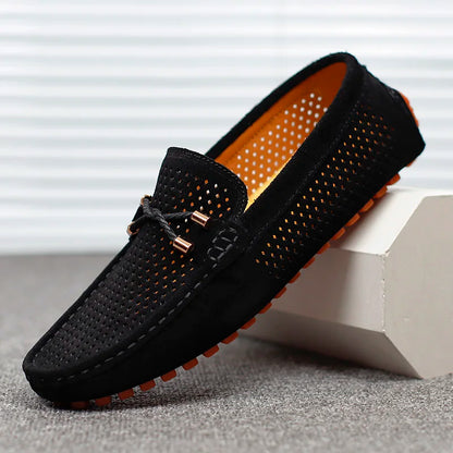 Perforated Slip-On Loafers For Men | Alessio