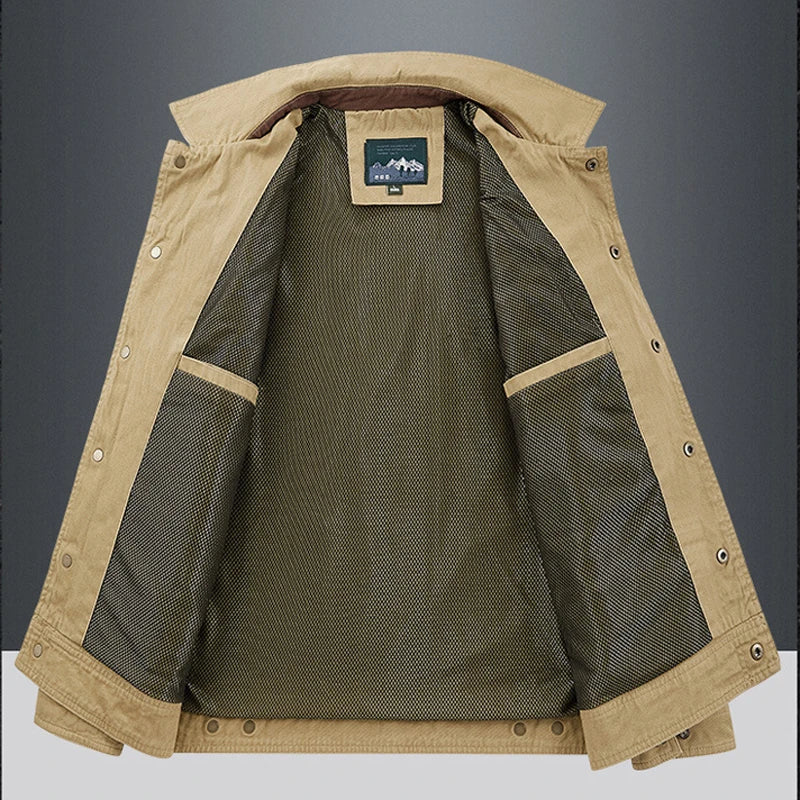 Classic Multi Pocket Field Jacket For Men | Brixton
