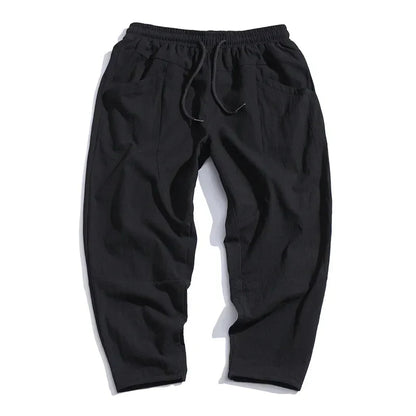 Cropped Drawstring Trousers for Men | Ardent