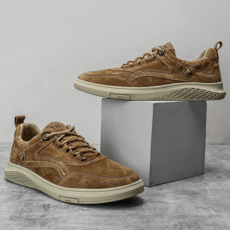 Textured Lace Up Sneakers For Men | Ardent