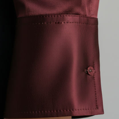 Silky Finish Button Front Blouse For Women | Liorenne