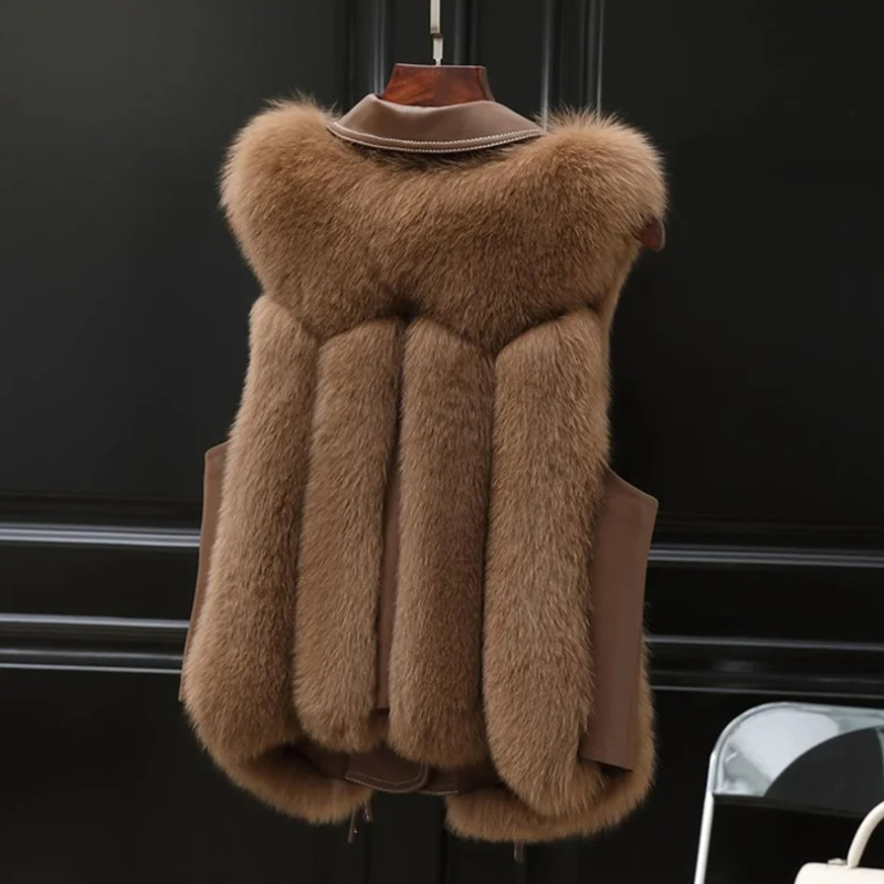 Elegant Textured Statement Vest For Women | Gemma