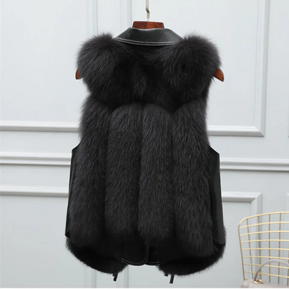 Elegant Textured Statement Vest For Women | Gemma