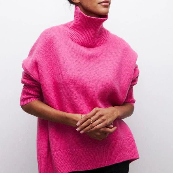 Oversized High Neck Sweater for Women | Isolde