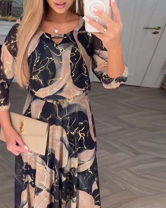 Printed Maxi Dress For Women | Amelisse