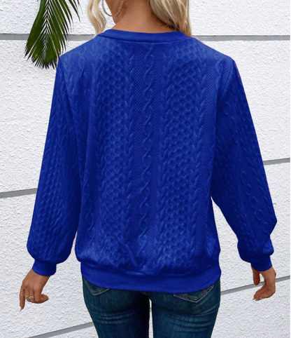 Half Zip Casual Sweater For Women | Lioraelle