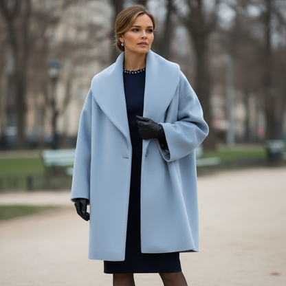 Tailored Longline Coat for Women | Vivienne