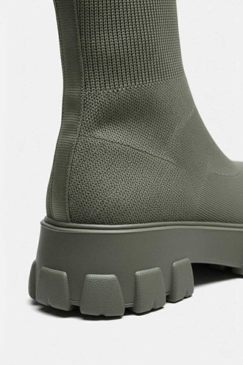 Chunky Sole Pull On Ankle Boots For Women | Virella