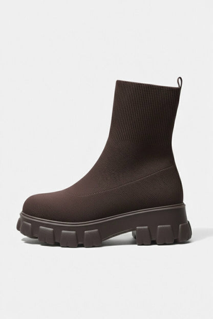 Chunky Sole Pull On Ankle Boots For Women | Virella