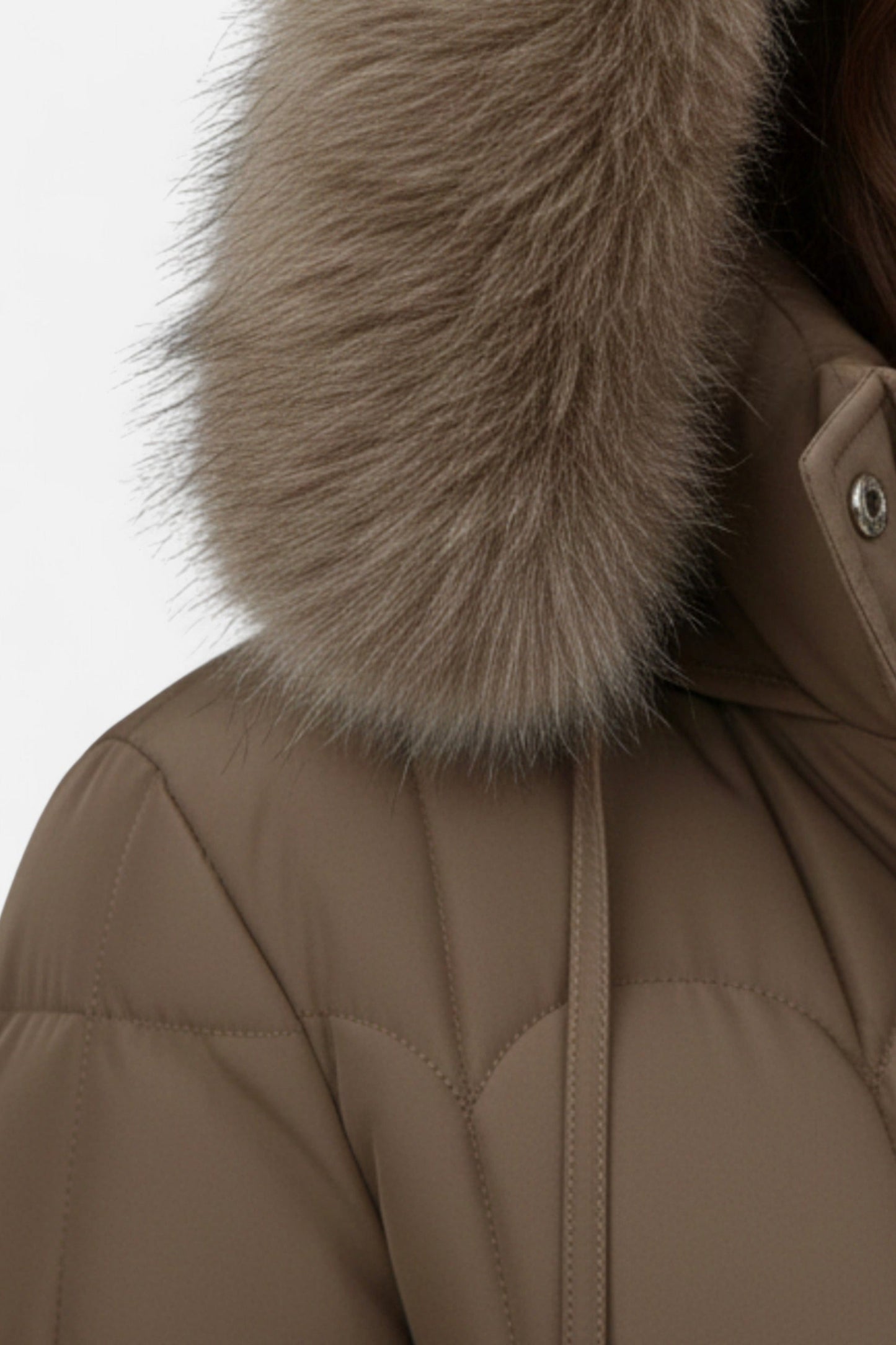 Long Hooded Puffer Coat For Women | Vaelisse