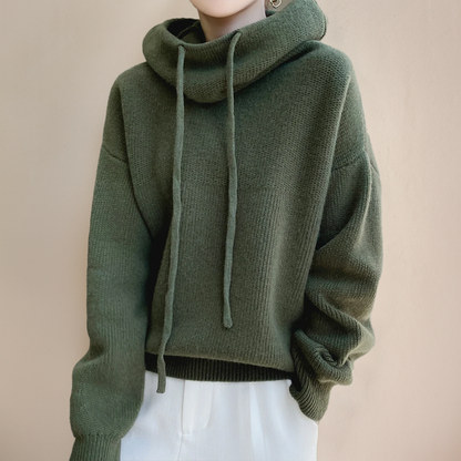 High Neck Relaxed Jumper For Women | Giselle