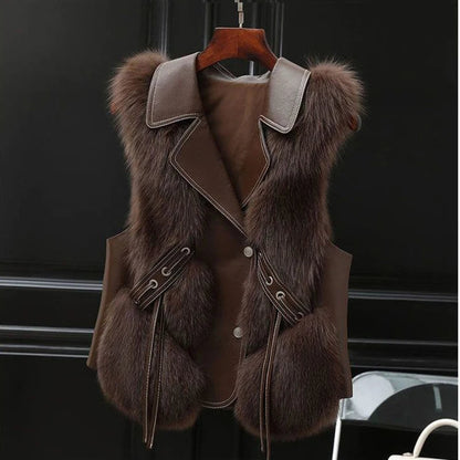 Elegant Textured Statement Vest For Women | Gemma