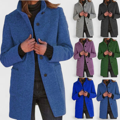 Classic Mid Length Coat For Women | Ardelia