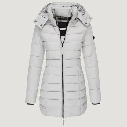 Long Hooded Jacket For Women | Brielle