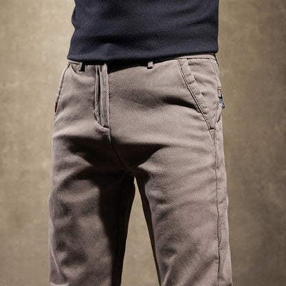 Slim Fit Stretch Trousers For Men | Adrian