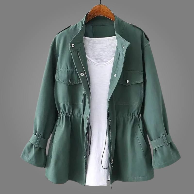 Tailored Button Front Overcoat For Women | Celeste
